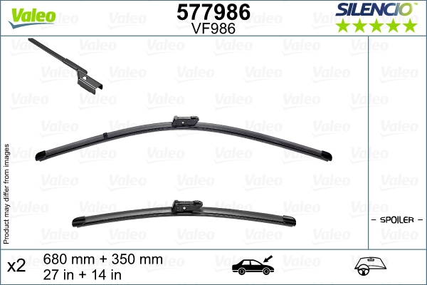 Щетка стеклоочистителя VALEO 577986