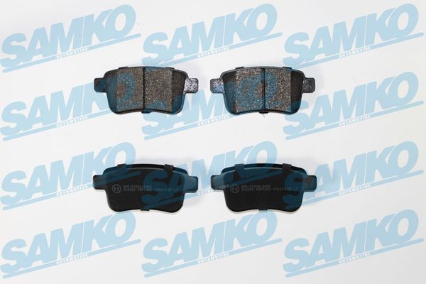 Комплект тормозных колодок дисковый тормоз SAMKO 5SP1487