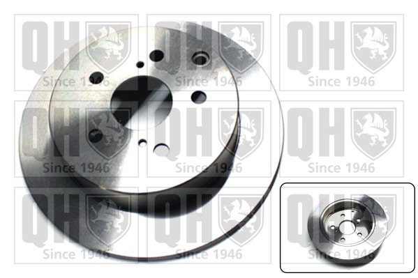 Тормозной диск QUINTON HAZELL BDC5589