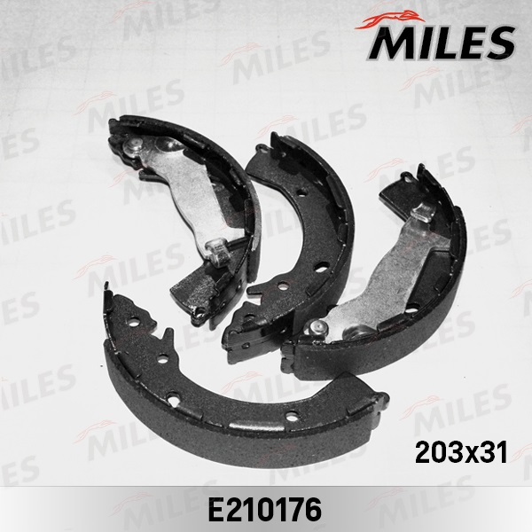 Комплект тормозных колодок MILES E210176
