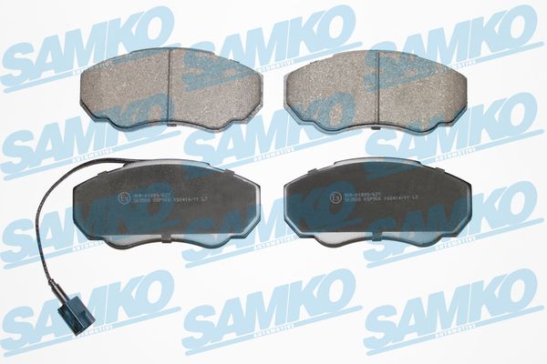 Комплект тормозных колодок дисковый тормоз SAMKO 5SP966