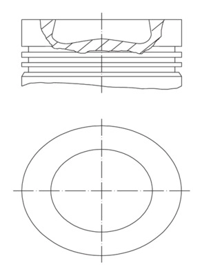 Поршень MAHLE/KNECHT 028 PI 00155 002