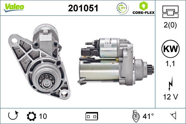 Стартер VALEO 201051