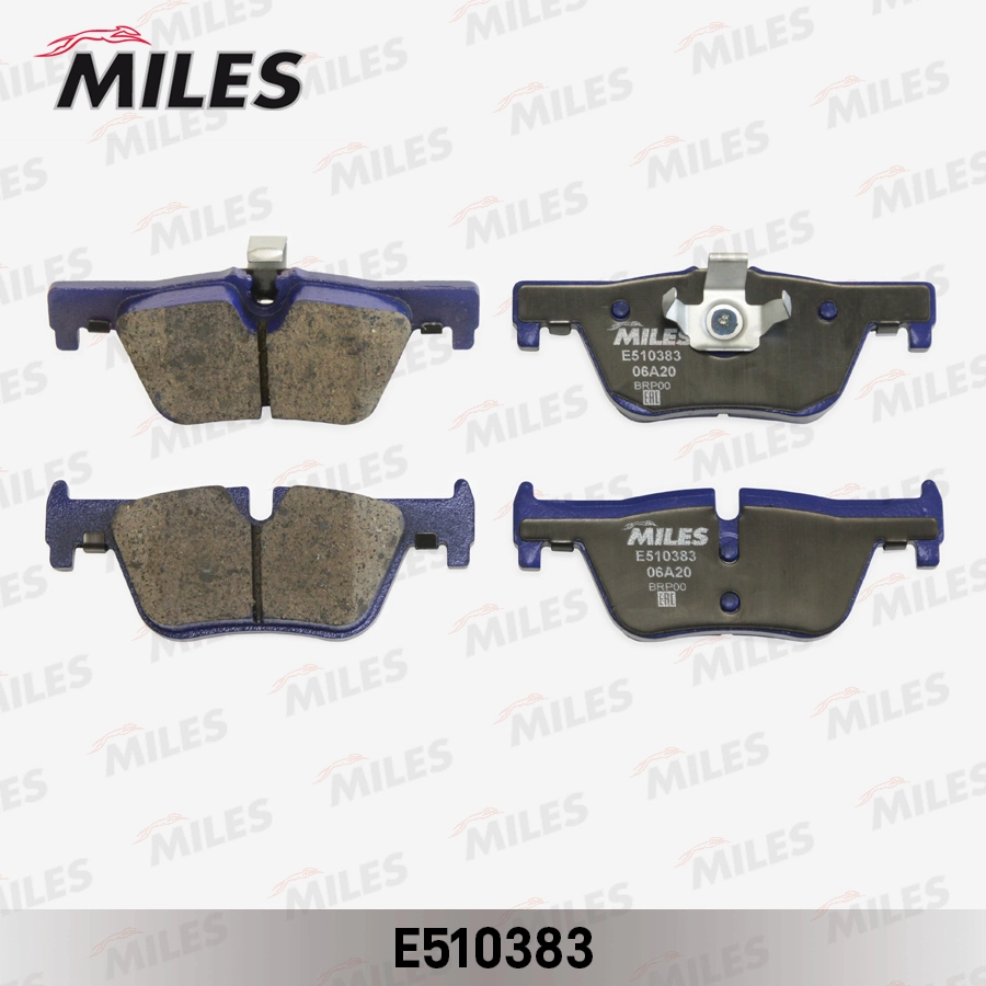 Комплект тормозных колодок дисковый тормоз MILES E510383