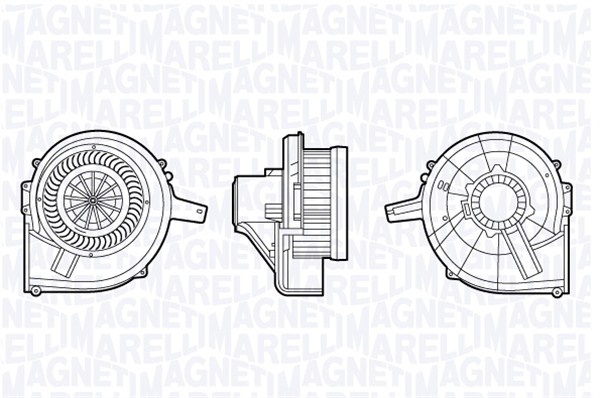 Вентилятор салона MAGNETI MARELLI 069412665010