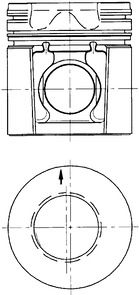 Поршень KOLBENSCHMIDT 93267600