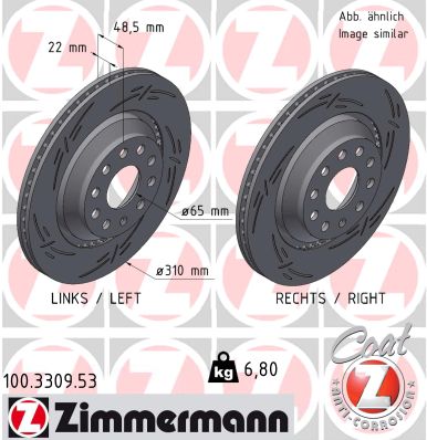 Тормозной диск black z