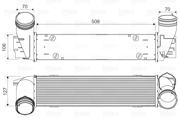 Интеркулер VALEO 818342