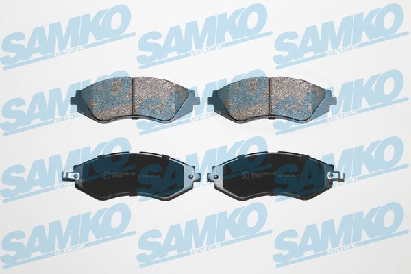 Комплект тормозных колодок дисковый тормоз SAMKO 5SP729