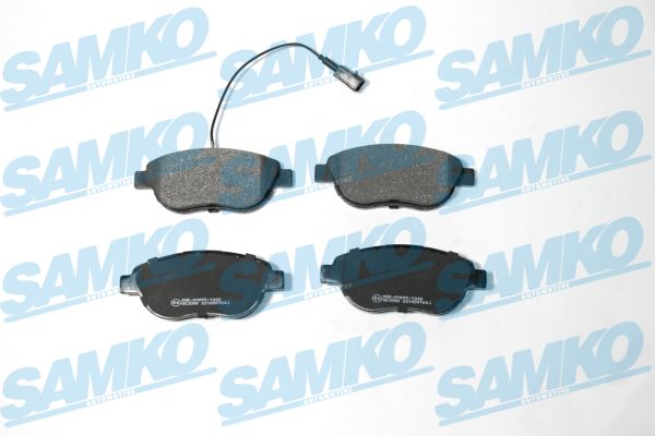 Комплект тормозных колодок дисковый тормоз SAMKO 5SP764