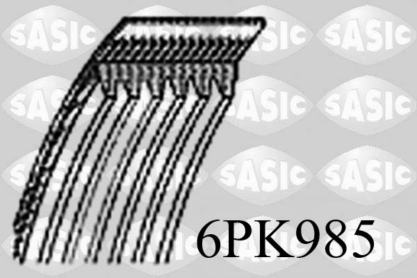Поликлиновой ремень SASIC 6PK985