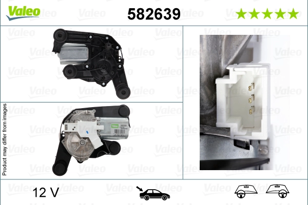 Двигатель стеклоочистителя VALEO 582639