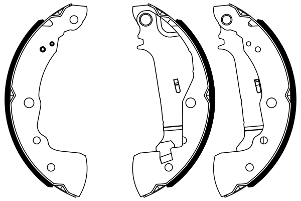 Комплект тормозных колодок BOSCH 0 986 487 963