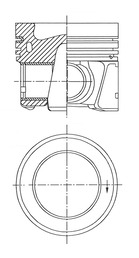 Поршень KOLBENSCHMIDT 41937600