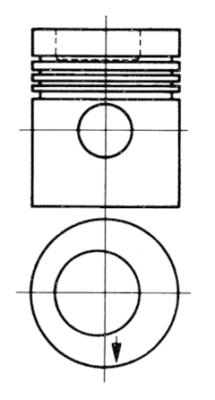 Поршень KOLBENSCHMIDT 93882640
