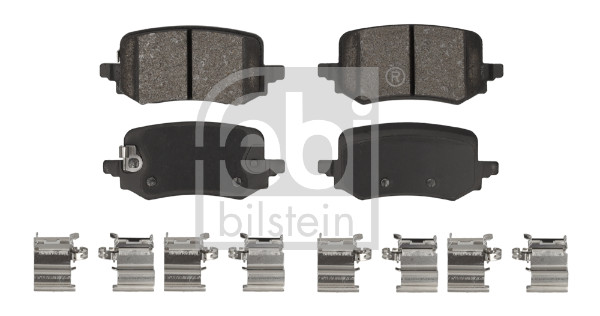 Комплект тормозных колодок дисковый тормоз FEBI BILSTEIN 186404