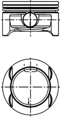 Поршень KOLBENSCHMIDT 41642620
