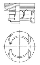 Поршень KOLBENSCHMIDT 41007620