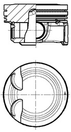 Поршень KOLBENSCHMIDT 41876600