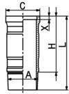 Гильза цилиндра KOLBENSCHMIDT 89923110