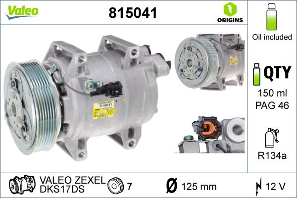 Компрессор кондиционер VALEO 815041