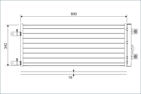 Конденсатор кондиционер VALEO 815125