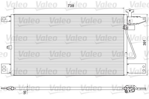 Конденсатор кондиционер VALEO 815065