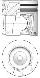 Поршень KOLBENSCHMIDT 41263600