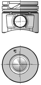 Поршень KOLBENSCHMIDT 40710600