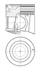Поршень KOLBENSCHMIDT 41078600