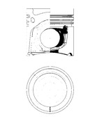 Поршень KOLBENSCHMIDT 97575600