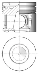 Поршень KOLBENSCHMIDT 41494620