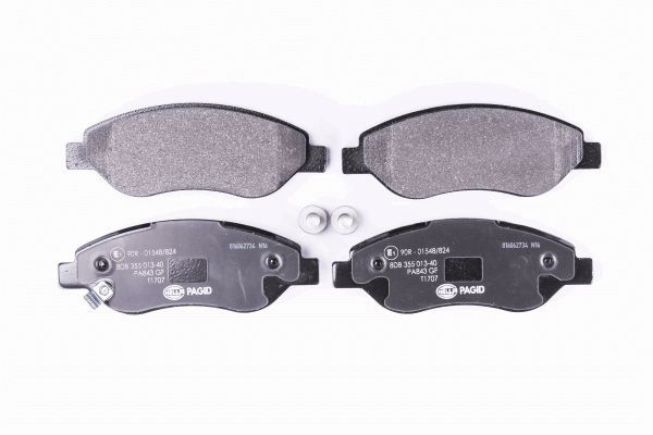 Комплект тормозных колодок дисковый тормоз HELLA/BEHR/PAGID 8DB 355 013-401