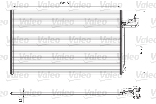 Конденсатор кондиционер VALEO 814322