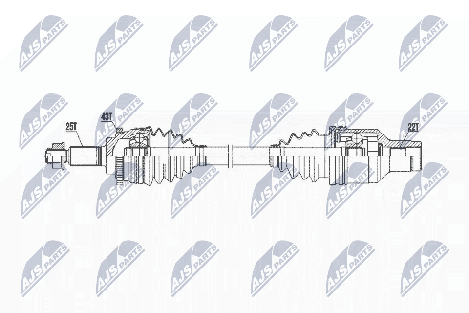 Приводной вал NTY NPW-SU-052