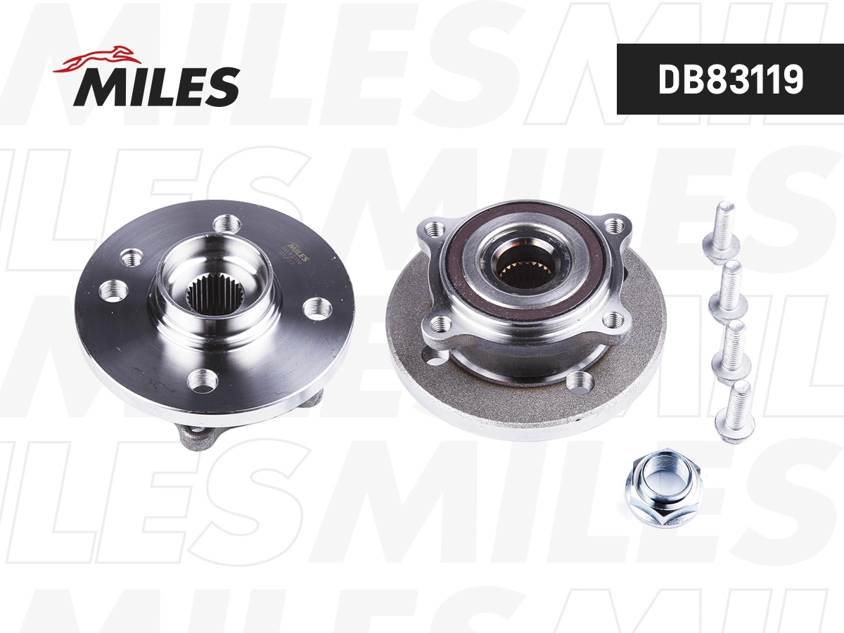 Комплект подшипника ступицы колеса MILES DB83119
