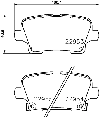 Комплект тормозных колодок дисковый тормоз HELLA/BEHR/PAGID 8DB 355 039-501