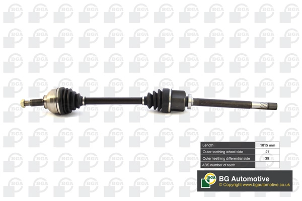Приводной вал BGA DS9529R