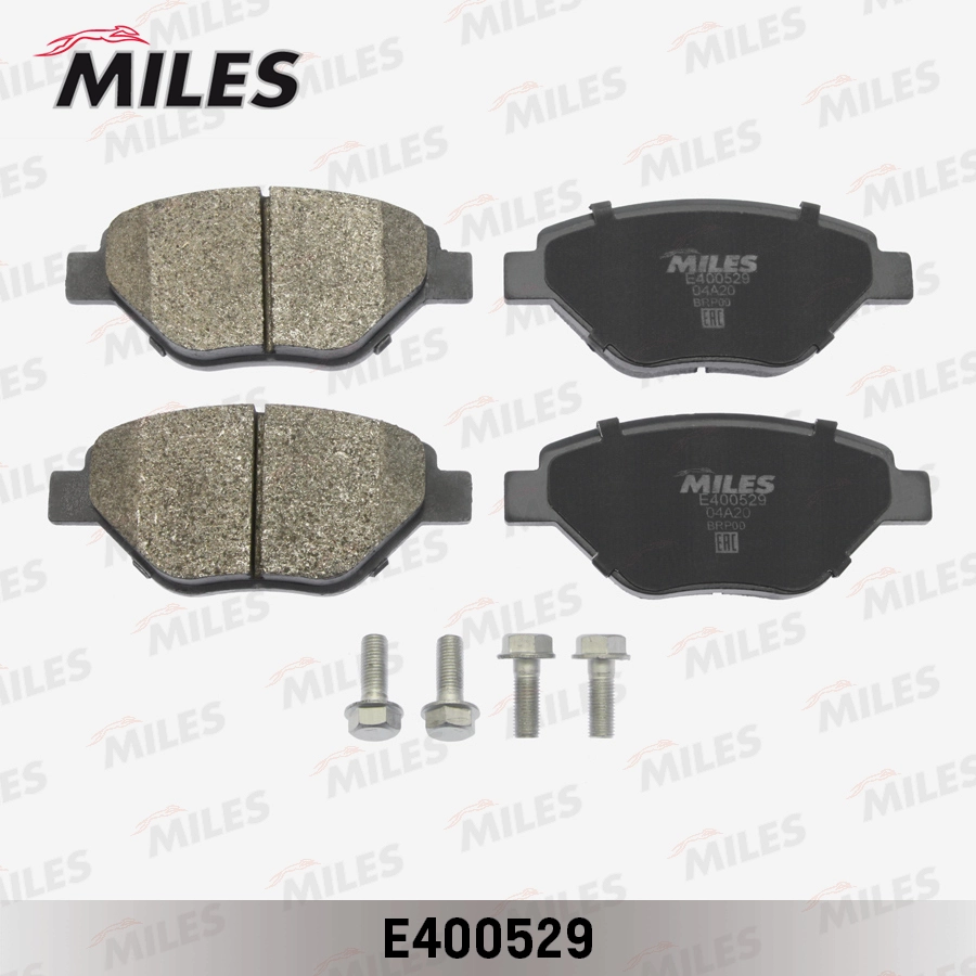 Комплект тормозных колодок дисковый тормоз MILES E400529