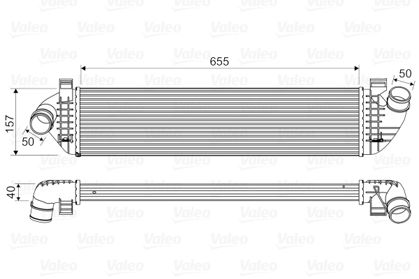 Интеркулер VALEO 818571