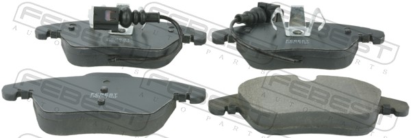 Комплект тормозных колодок дисковый тормоз FEBEST 2301-TIGF