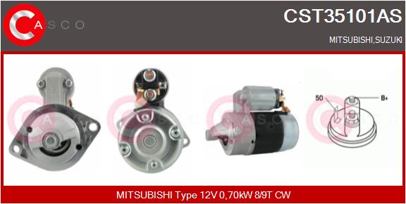 Стартер CASCO CST35101AS