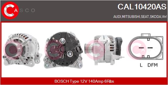 Генератор CASCO CAL10420AS