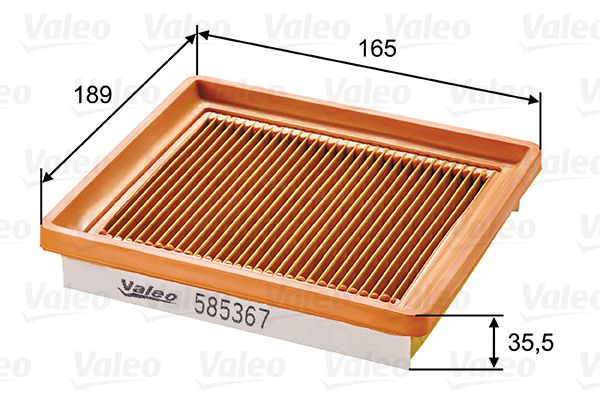Воздушный фильтр VALEO 585367
