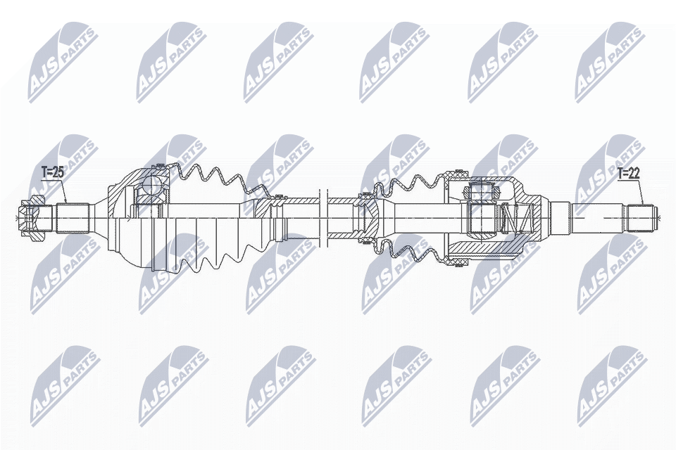 Приводной вал NTY NPW-CT-113