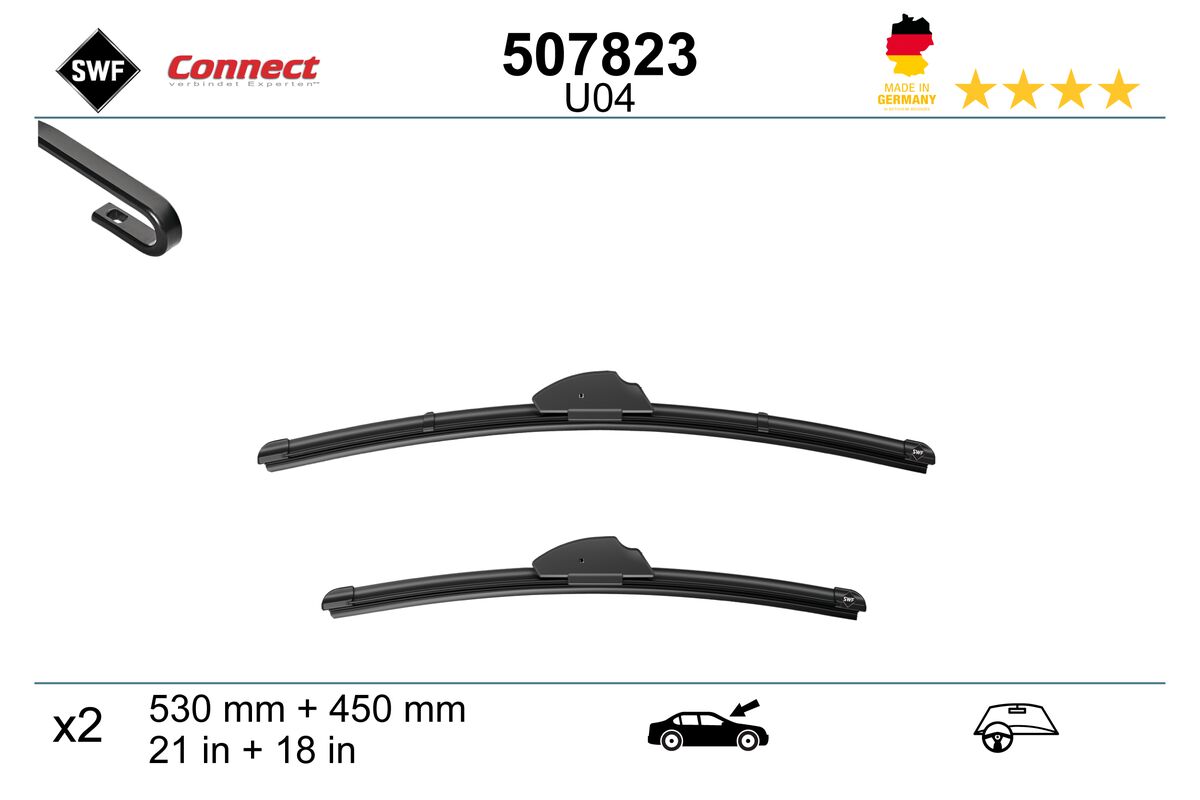 Щетка стеклоочистителя connect made in germany SWF 507823