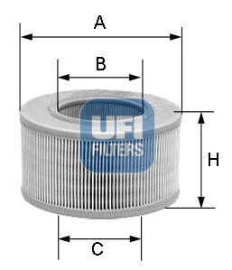Фильтр воздушный renault UFI 27.272.00