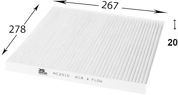 Фильтр салона JS ASAKASHI AC2510