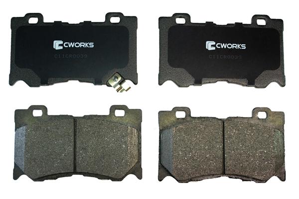 Тормозные колодки передние low metallic CWORKS C11CR0039