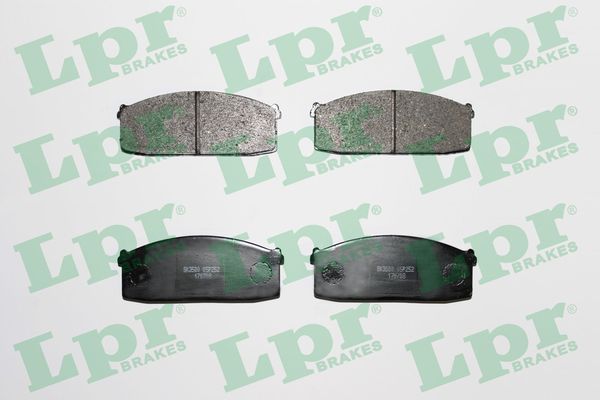 Колодки тормозные nissan bluebird 1.6-2.0d 80-84/laurel 2.0-2.4 81-85 передние LPR 05P252
